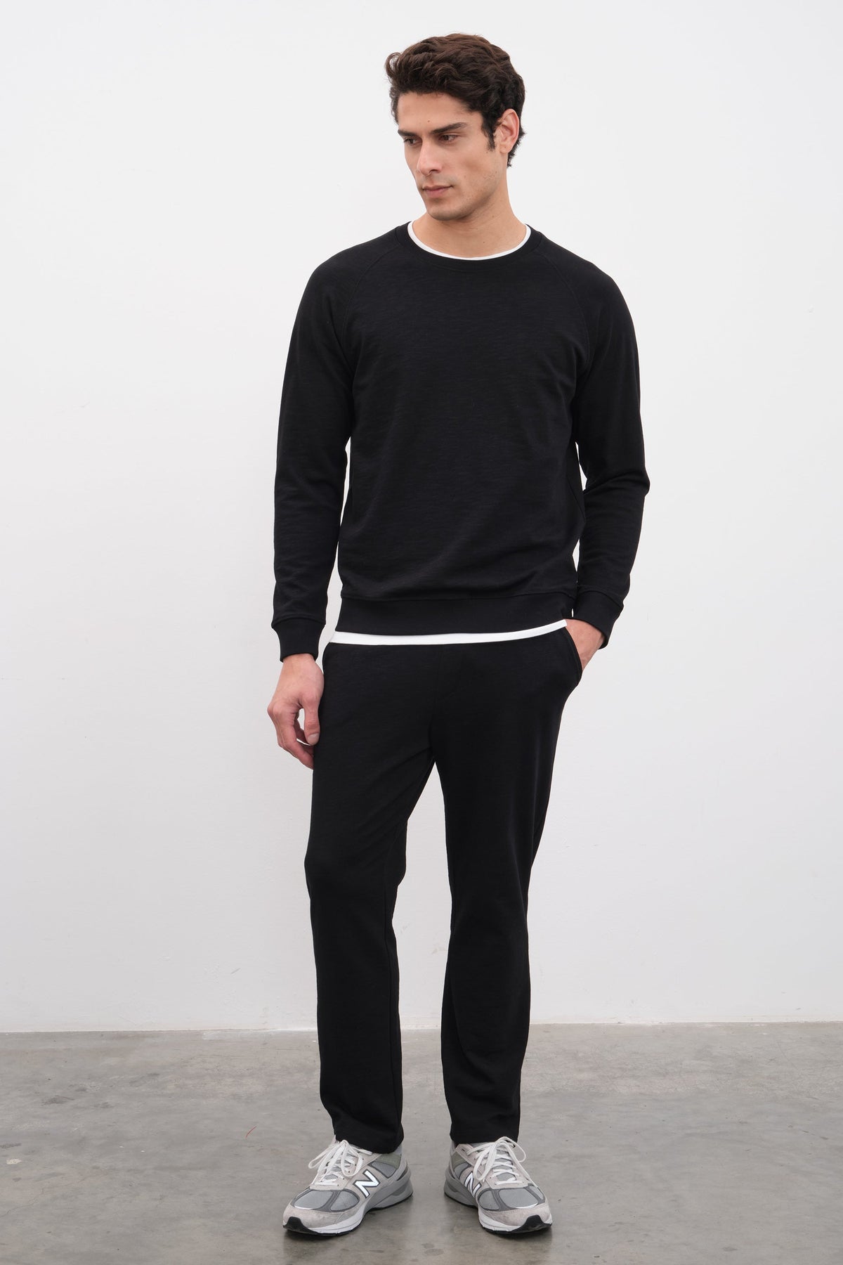 Slub Cotton Sweatpants
