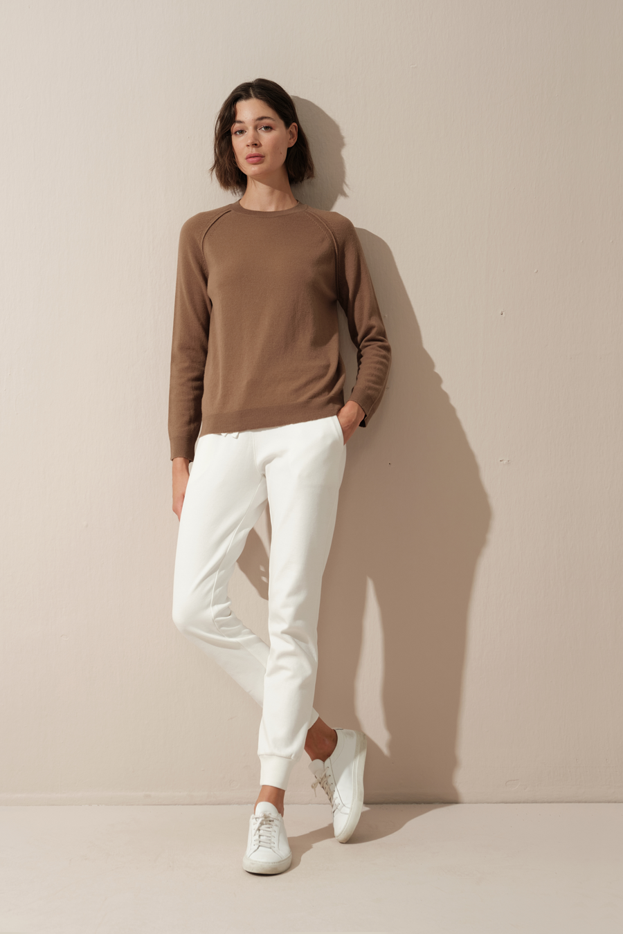 Lightweight Cashmere Merino Raglan Sweater