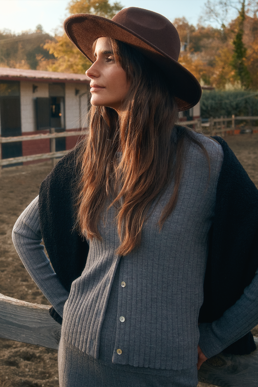 Ribbed Lightweight Merino Cardigan