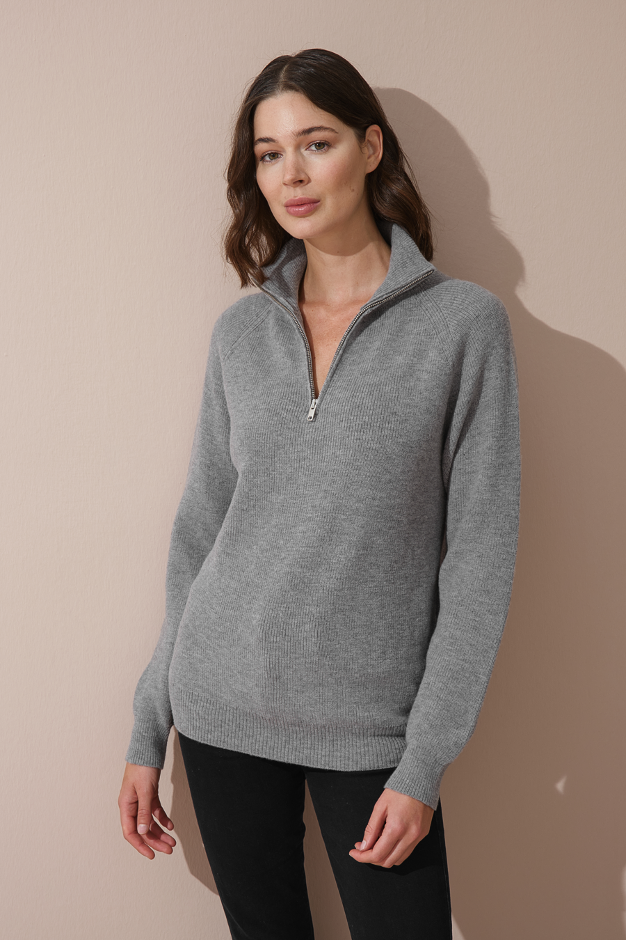 Half-Zipped Merino Unisex Sweater