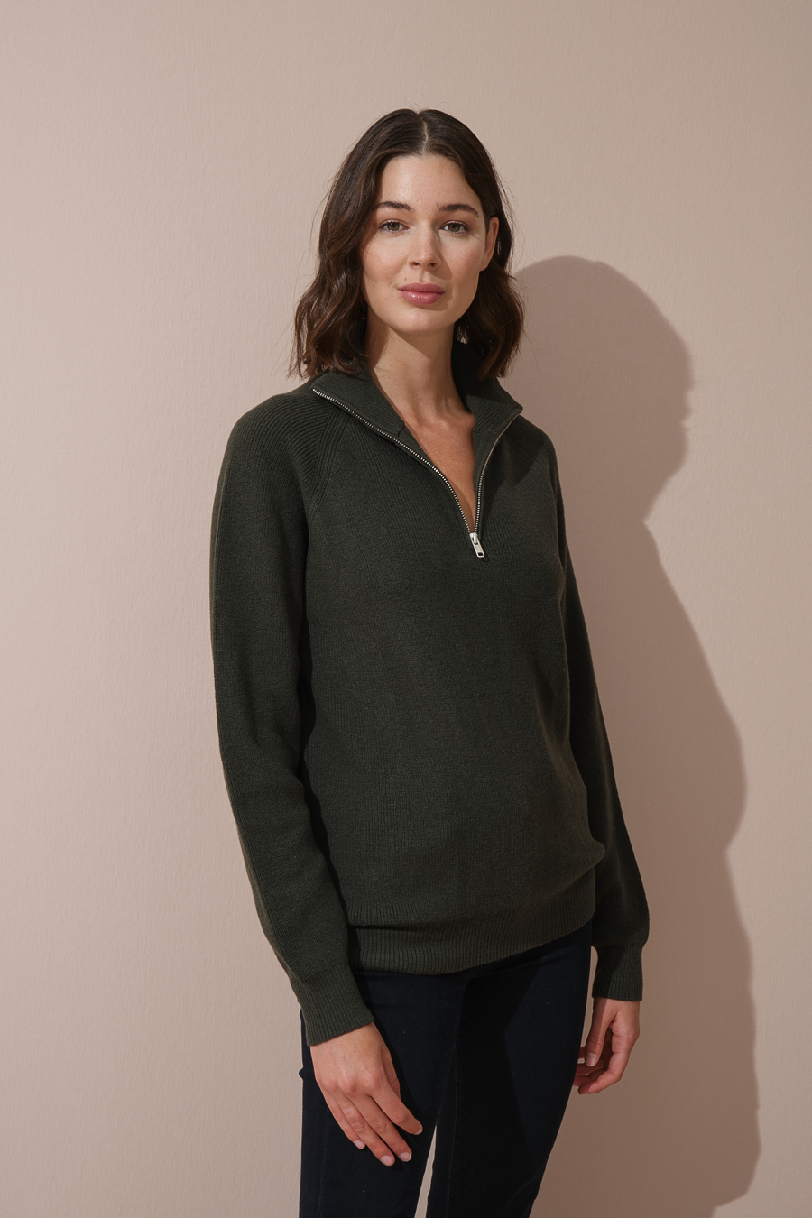 Half-Zipped Merino Unisex Sweater