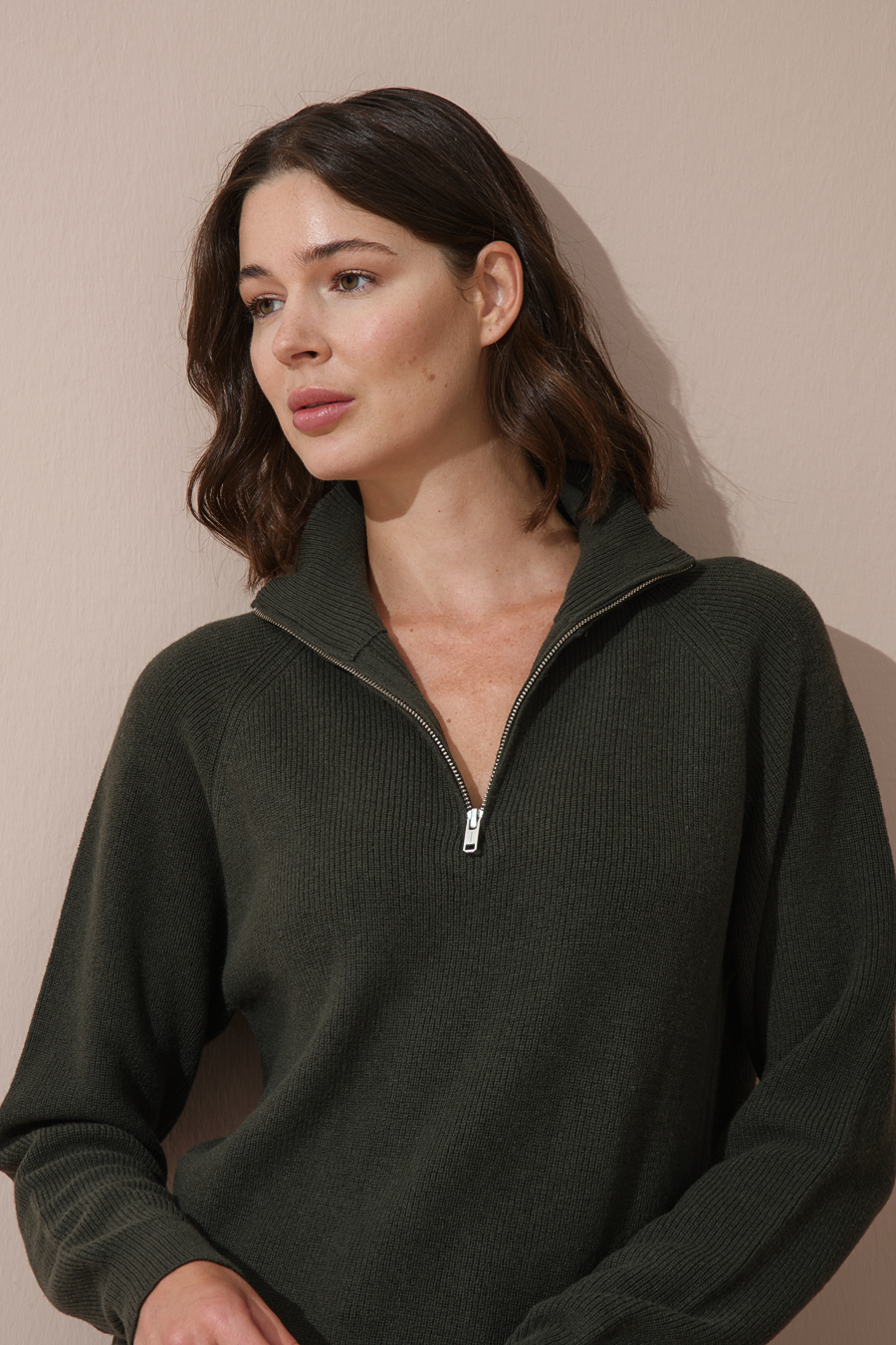 Half-Zipped Merino Unisex Sweater