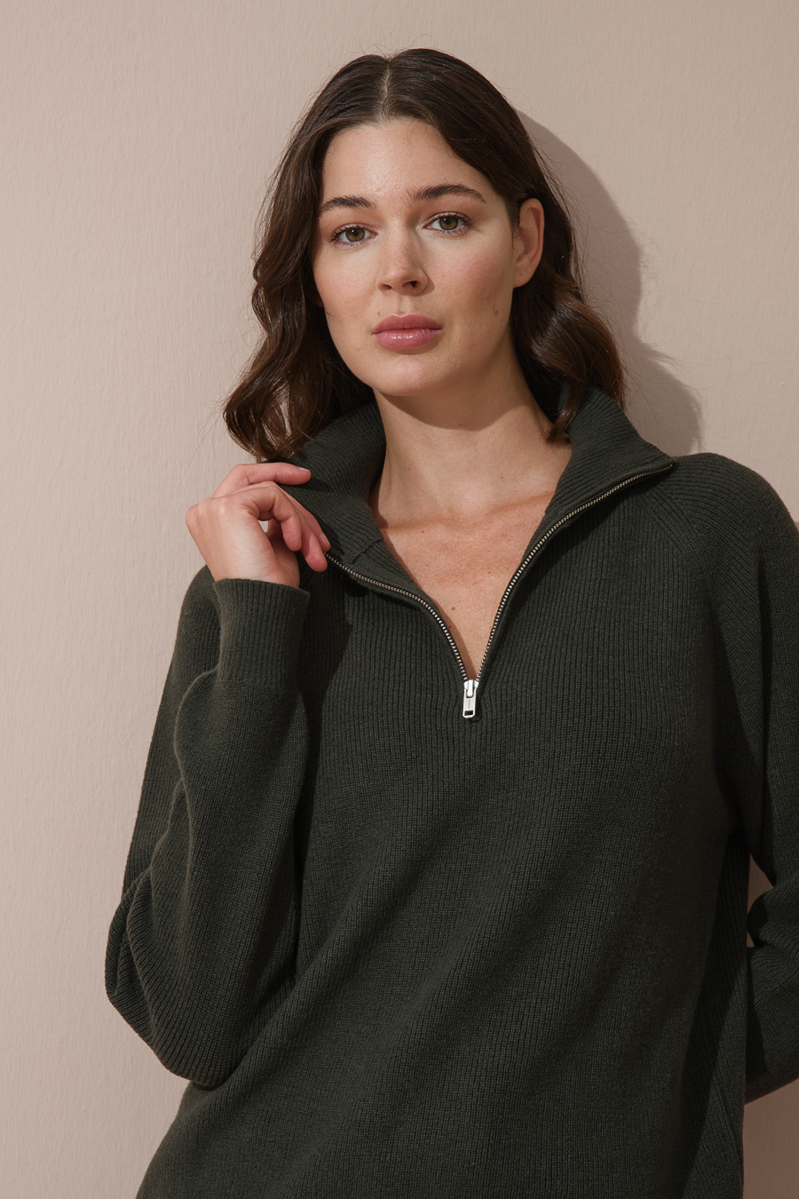 Half-Zipped Merino Unisex Sweater