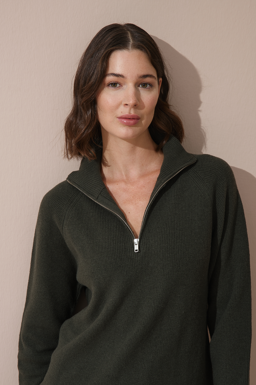 Half-Zipped Merino Unisex Sweater