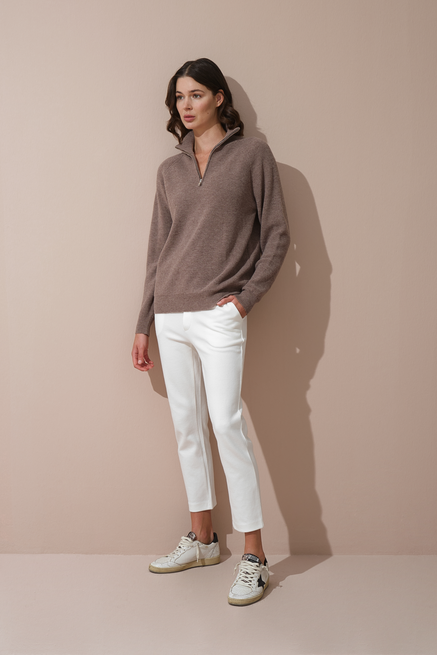 Half-Zipped Merino Unisex Sweater