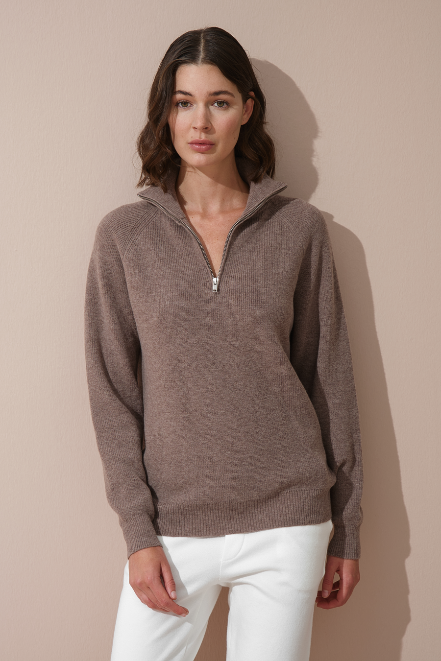 Half-Zipped Merino Unisex Sweater