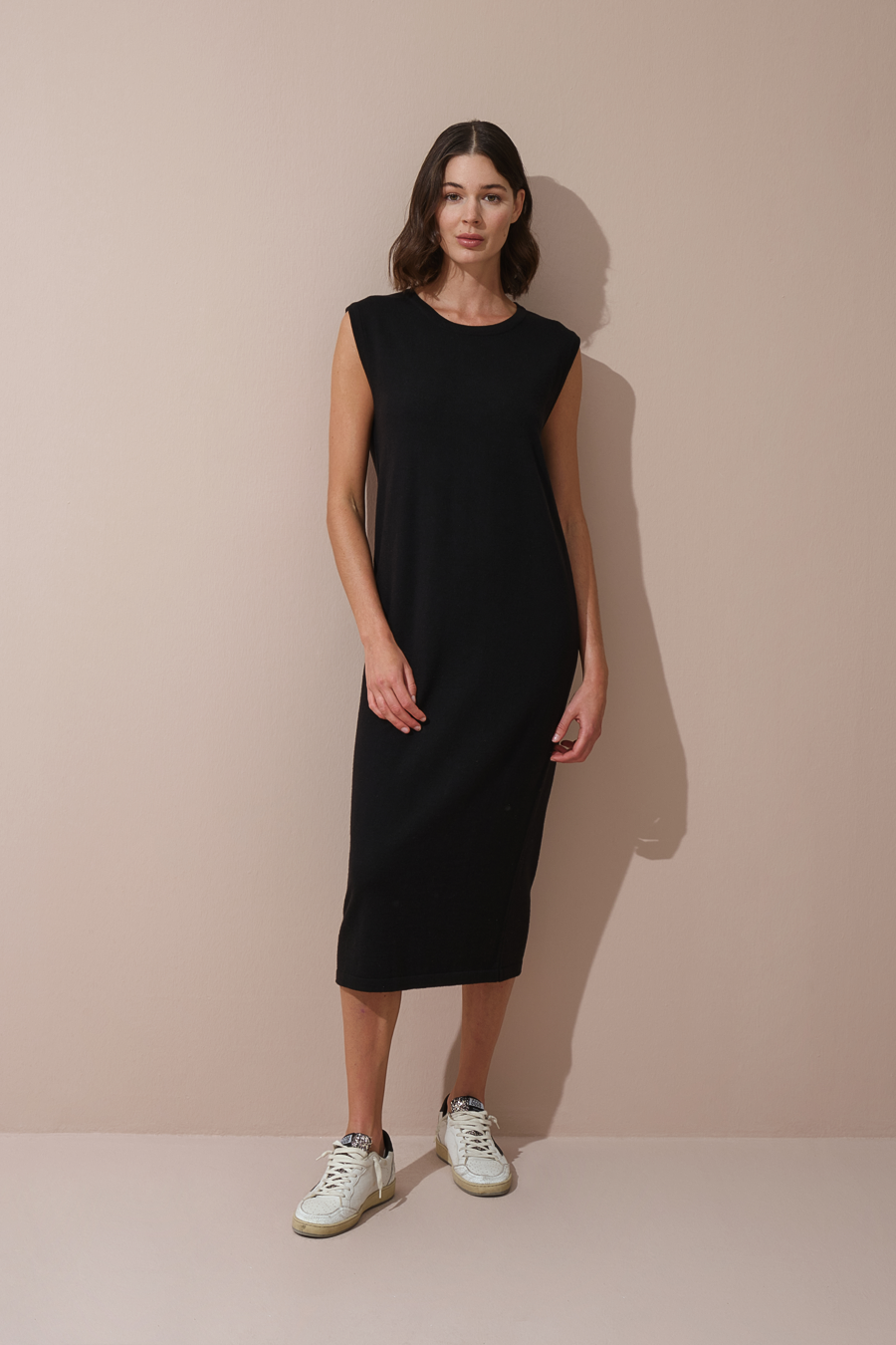 Lightweight Merino Midi Knit Dress