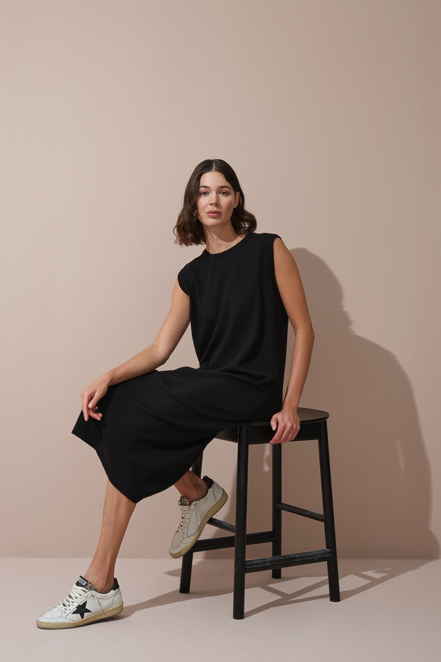 Lightweight Merino Midi Knit Dress