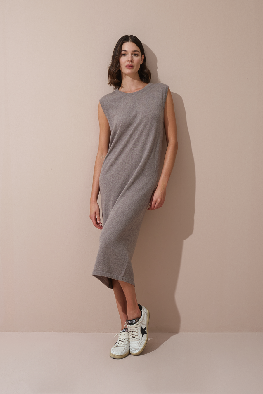 Lightweight Merino Midi Knit Dress