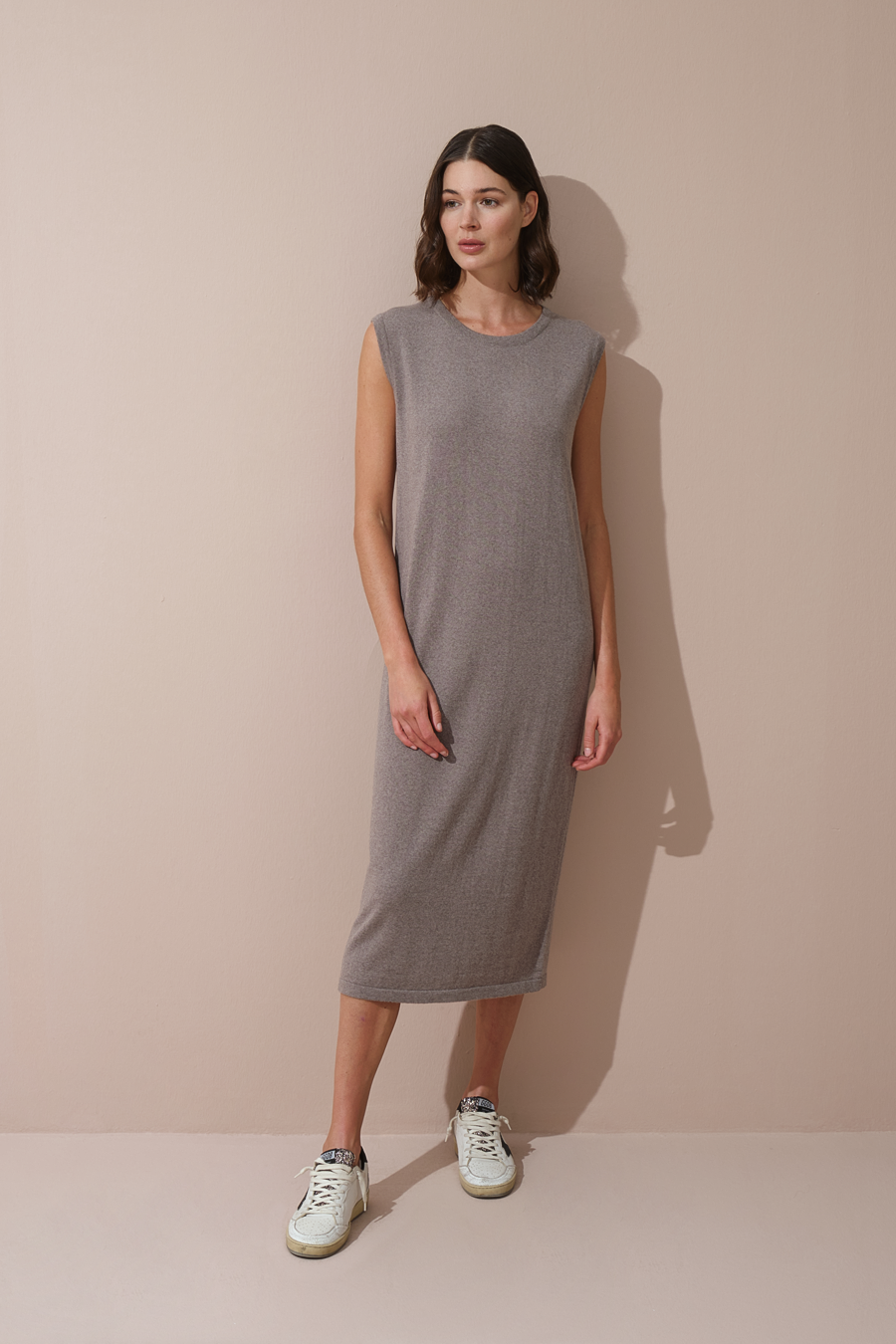 Lightweight Merino Midi Knit Dress