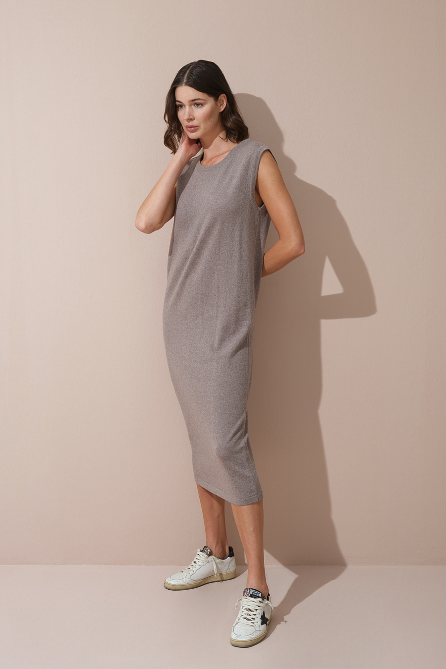 Lightweight Merino Midi Knit Dress