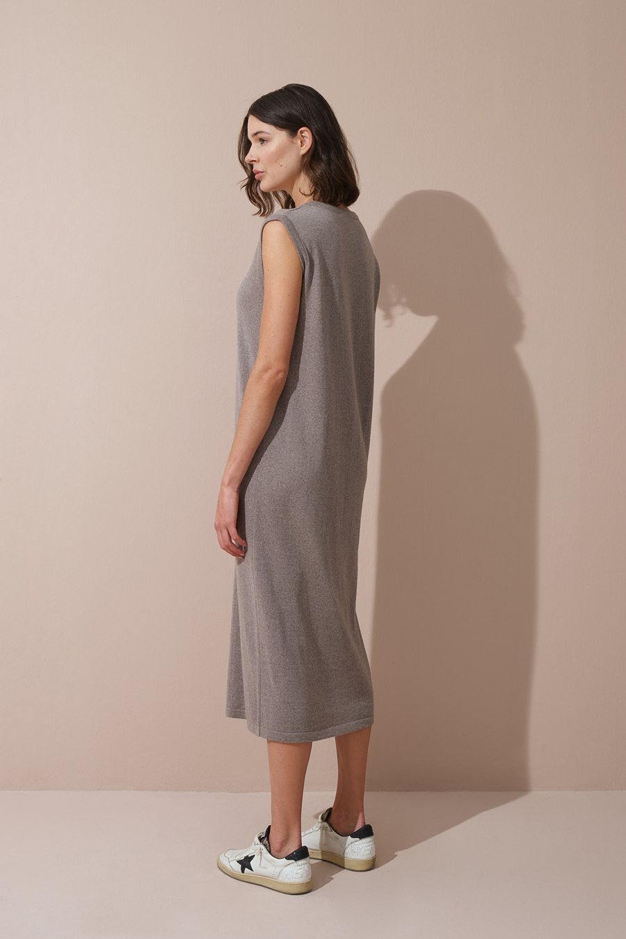 Lightweight Merino Midi Knit Dress