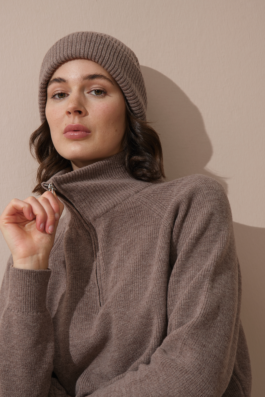 Half-Zipped Merino Unisex Sweater