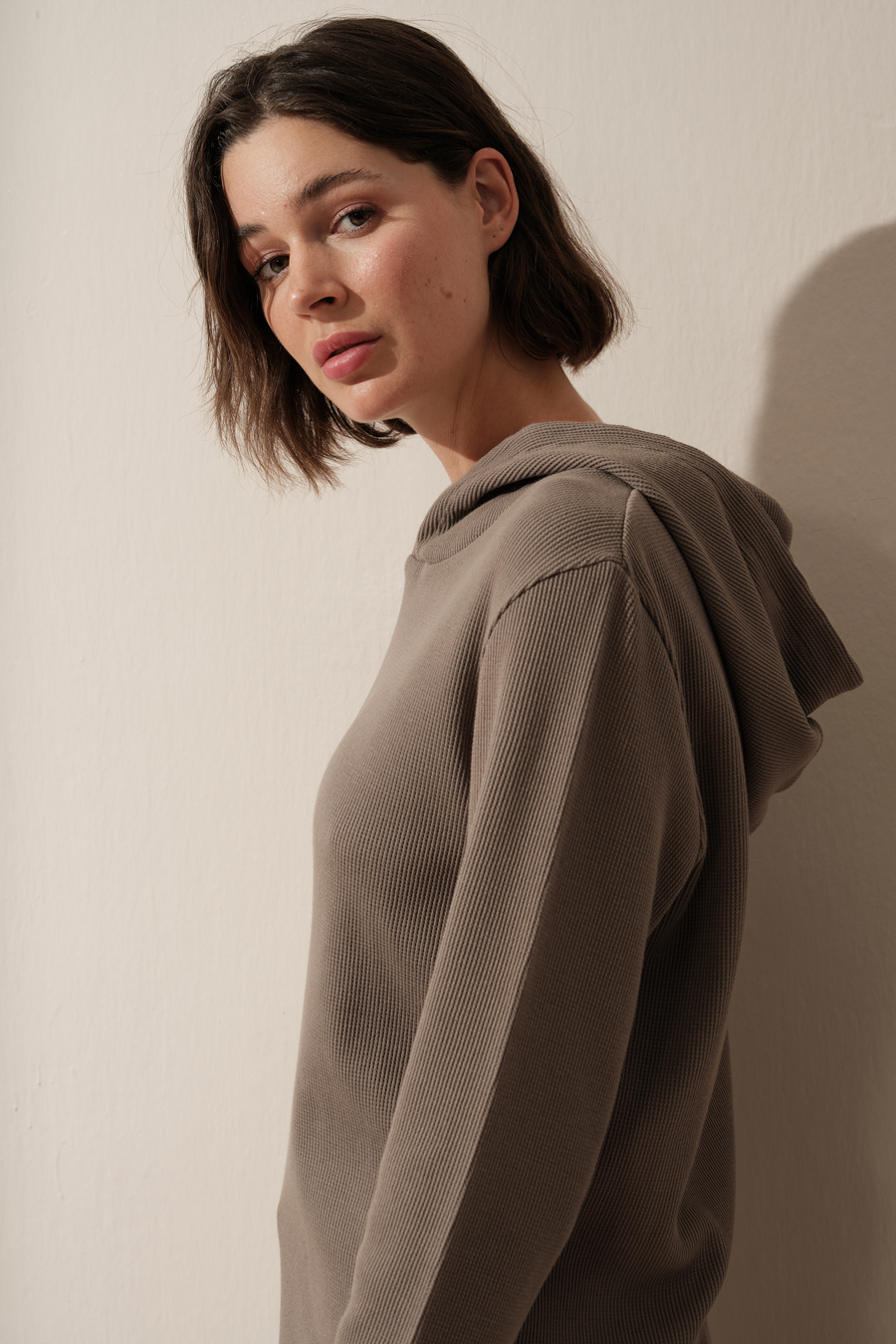 "All-American" Waffle Cotton Unisex Hoodie