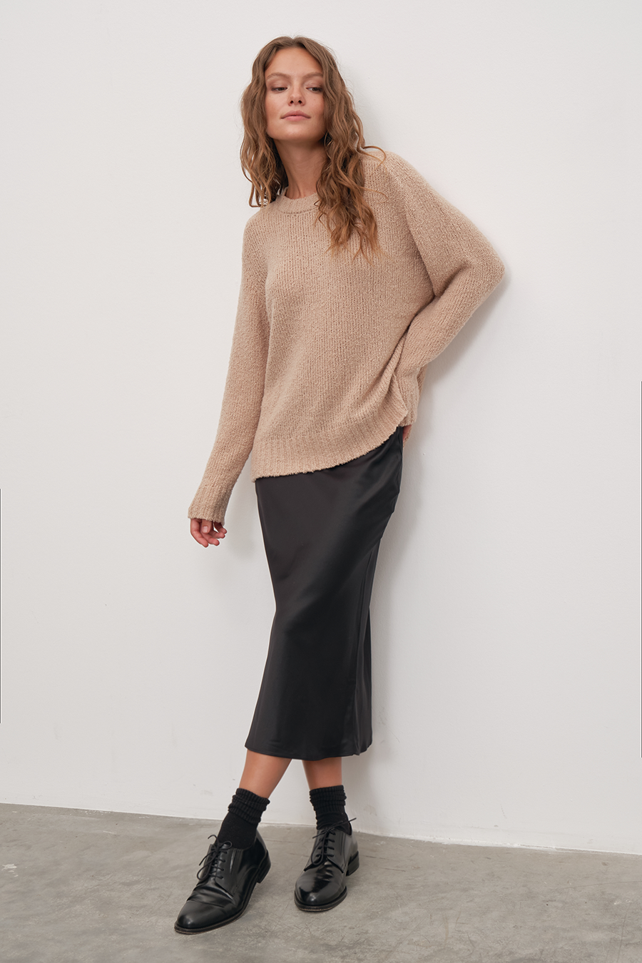 Merino Silk Teddy Sweater