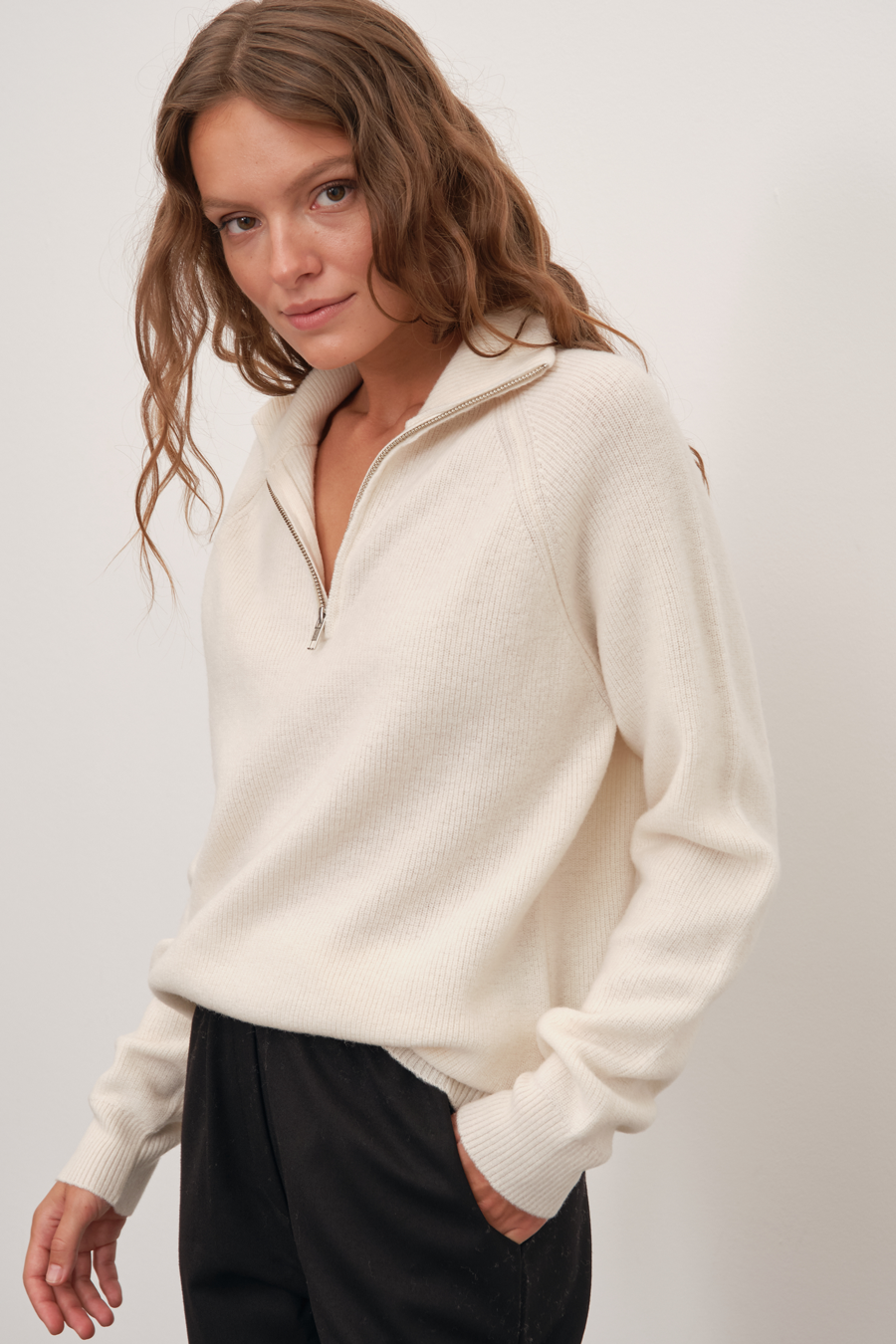 Half-Zipped Merino Unisex Sweater