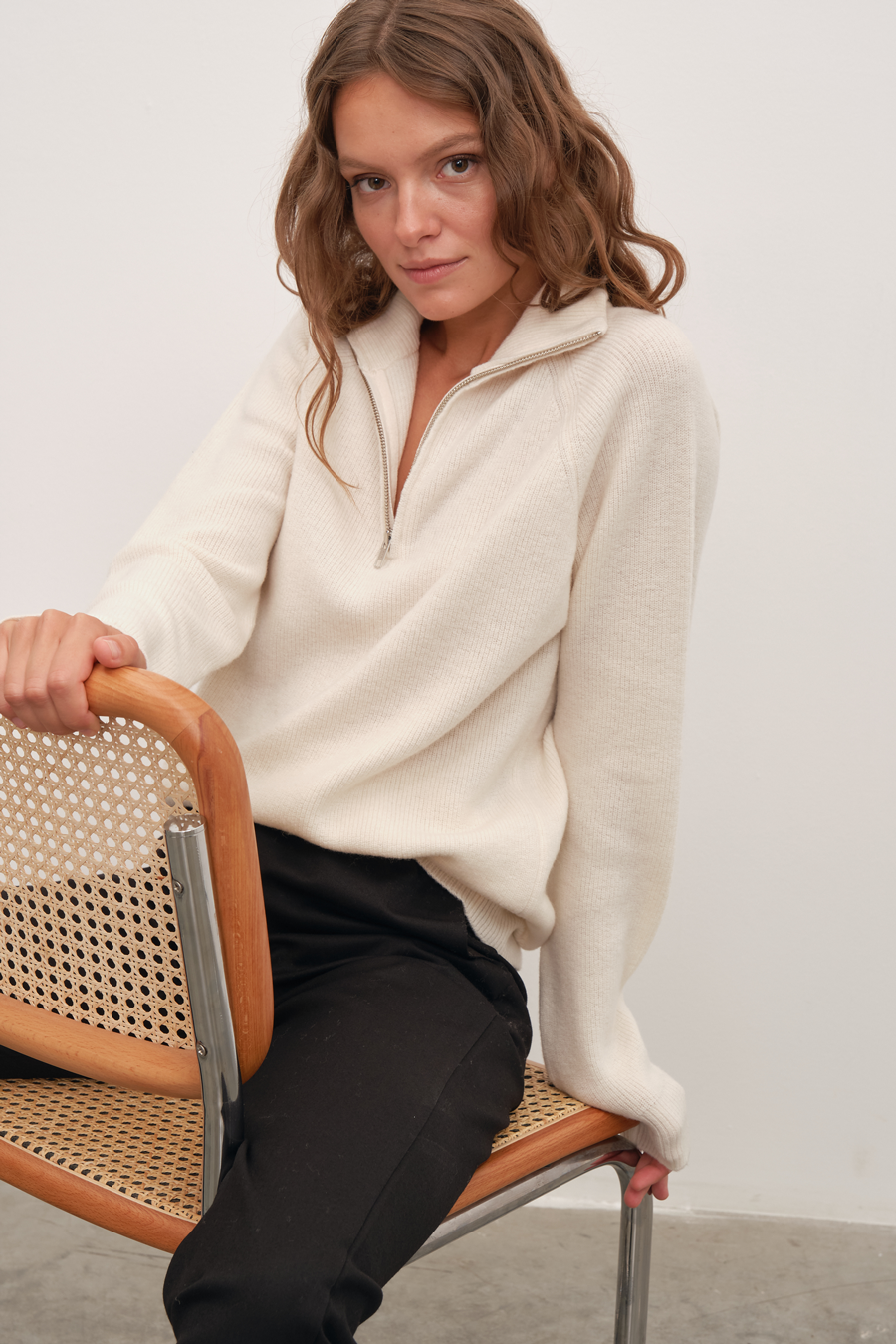 Half-Zipped Merino Unisex Sweater