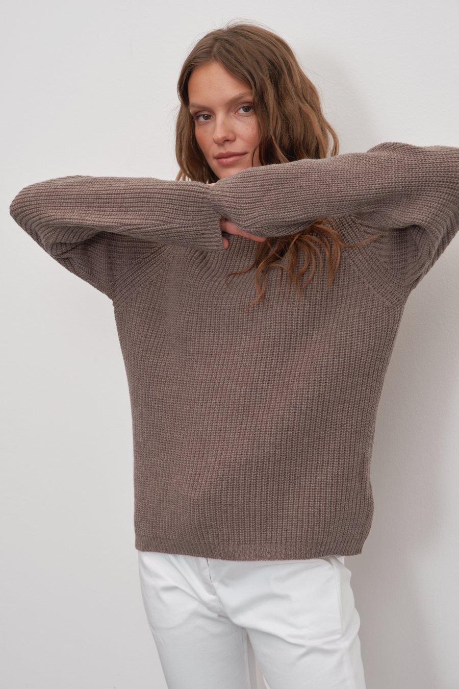 Fisherman Merino Wool Sweater