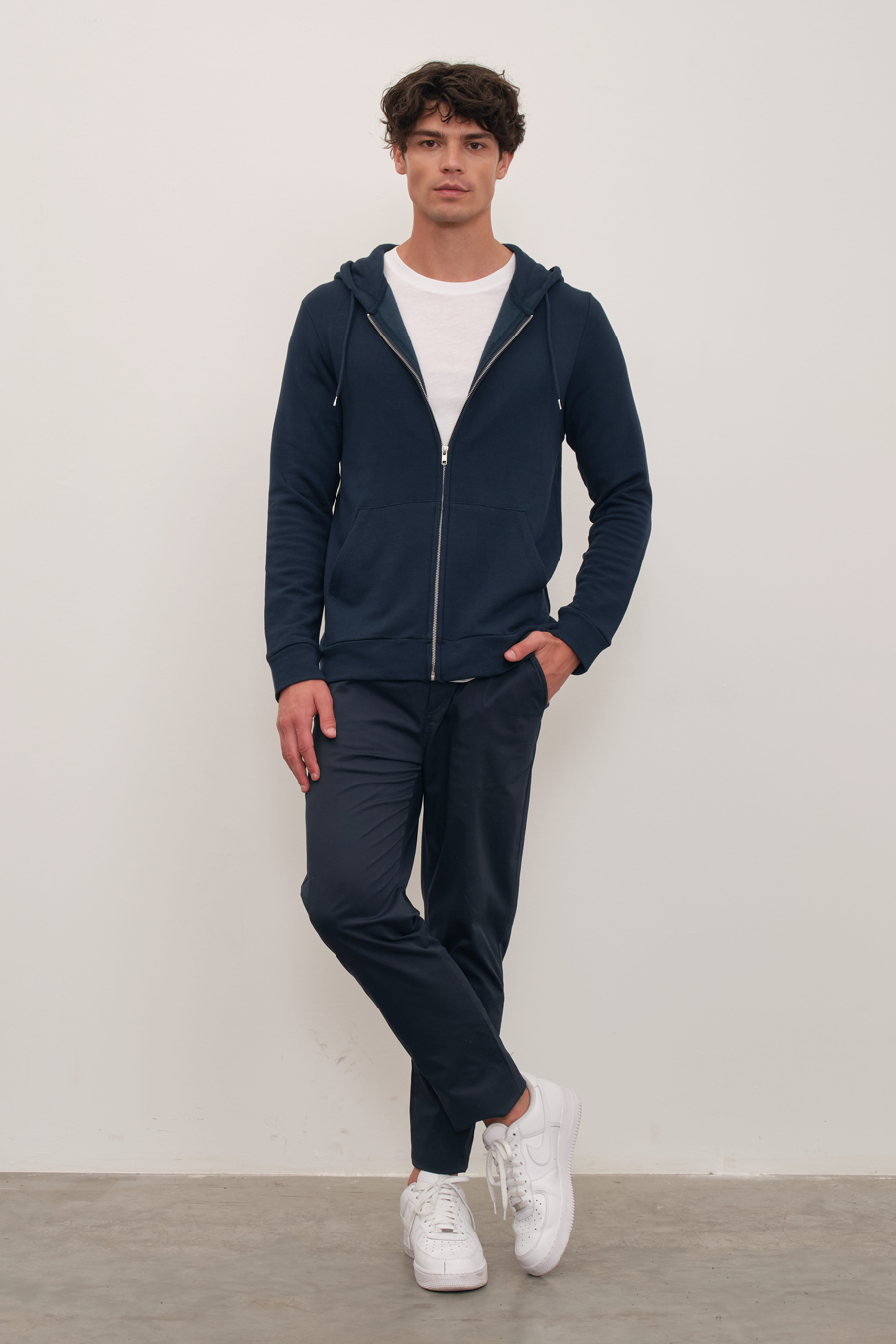Modal Fleece Zipped Unisex Hoodie