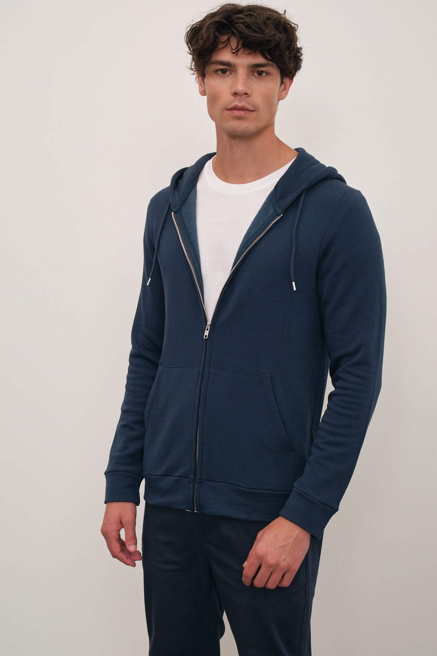 Modal Fleece Zipped Unisex Hoodie