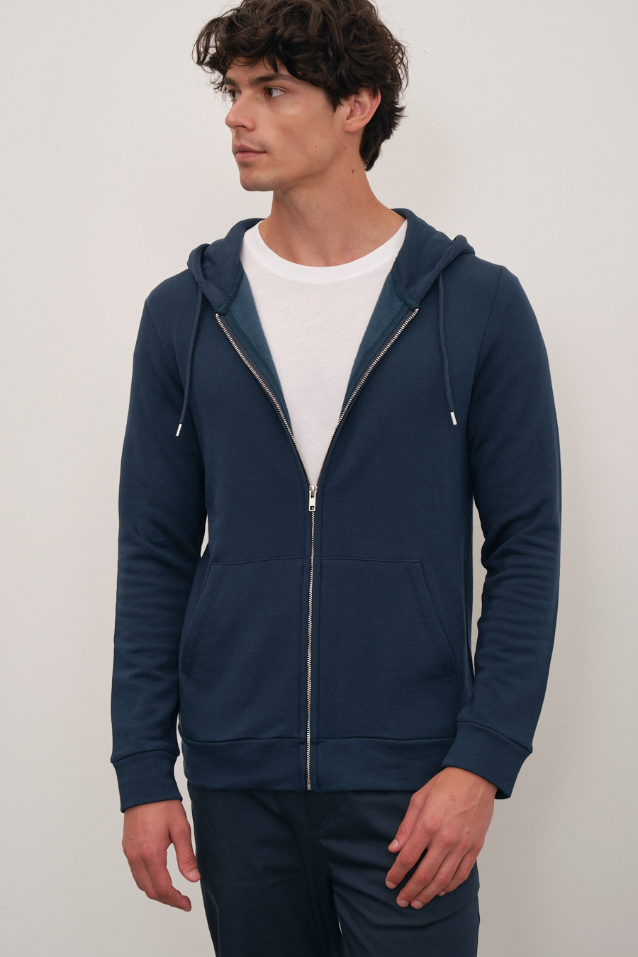 Modal Fleece Zipped Unisex Hoodie