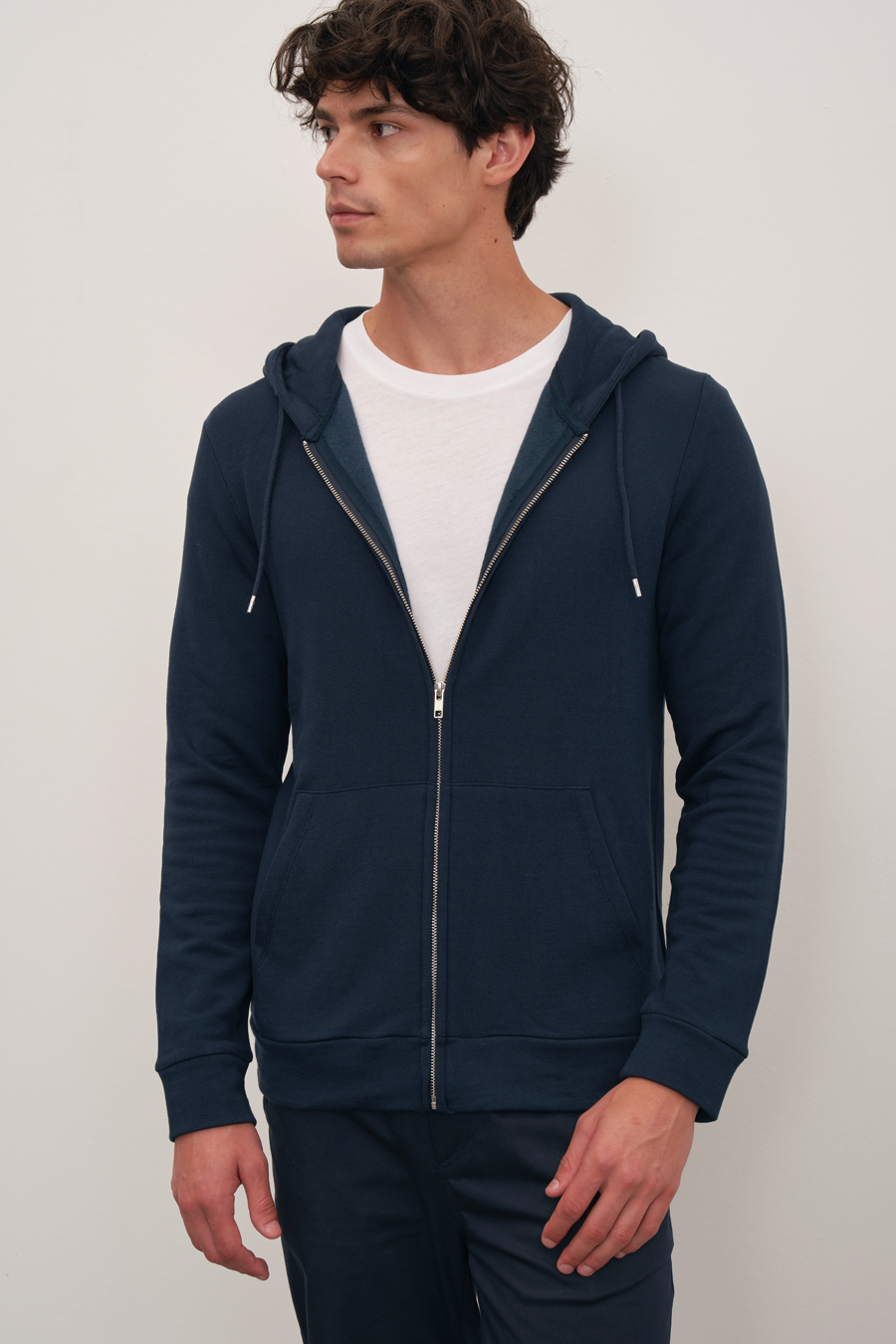 Modal Fleece Zipped Unisex Hoodie