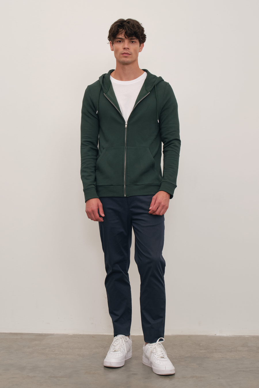 Modal Fleece Zipped Unisex Hoodie