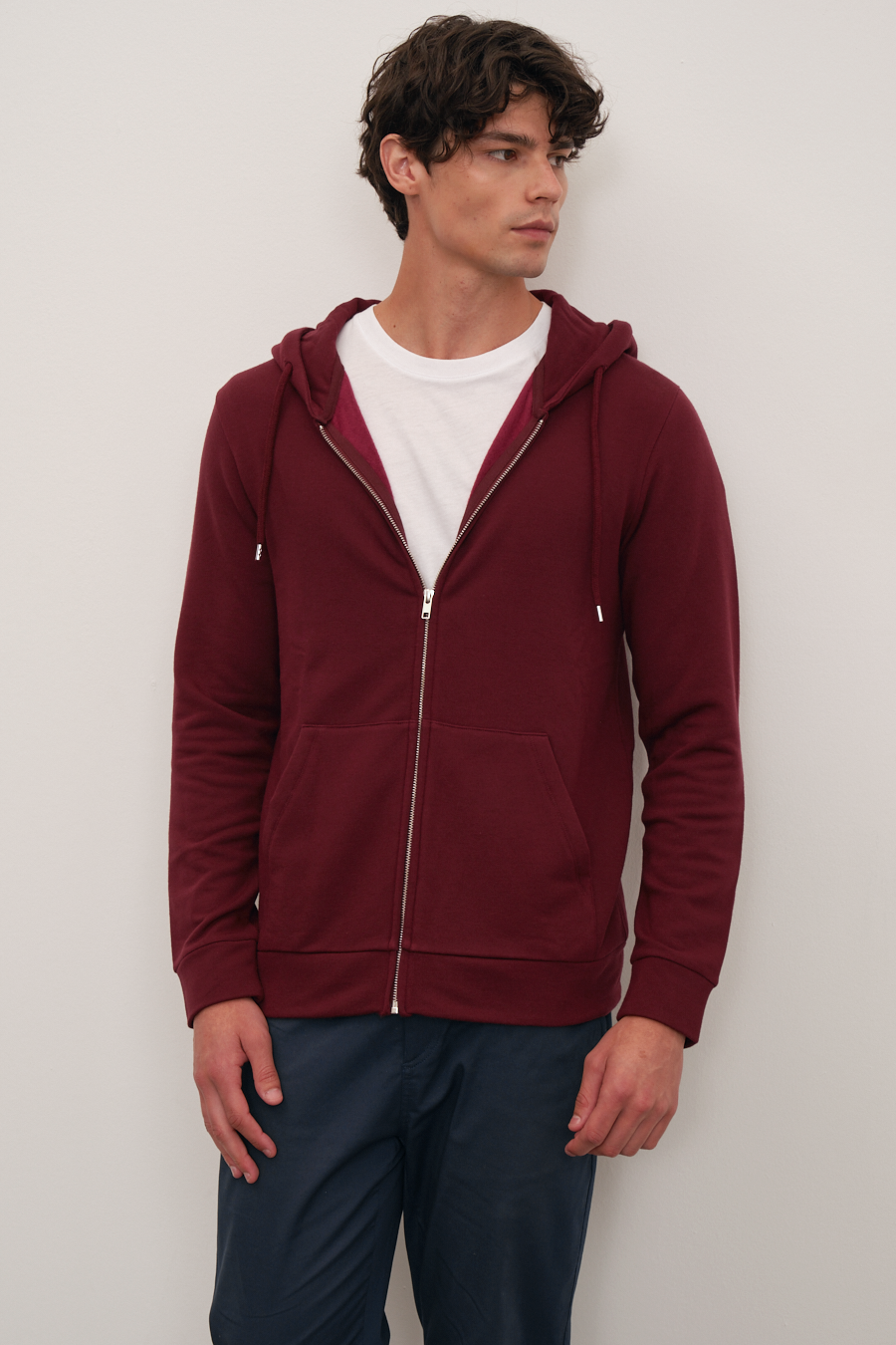 Modal Fleece Zipped Unisex Hoodie