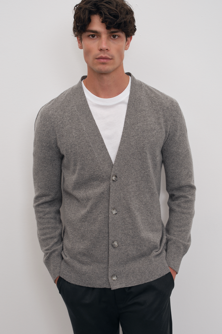 Unisex Cashmere Merino Cardigan