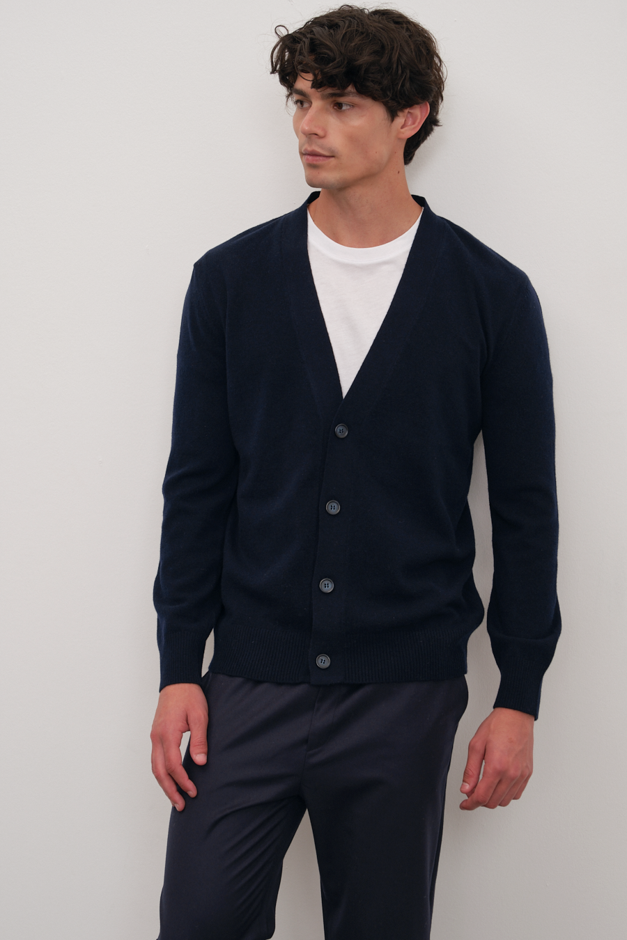 Unisex Cashmere Merino Cardigan