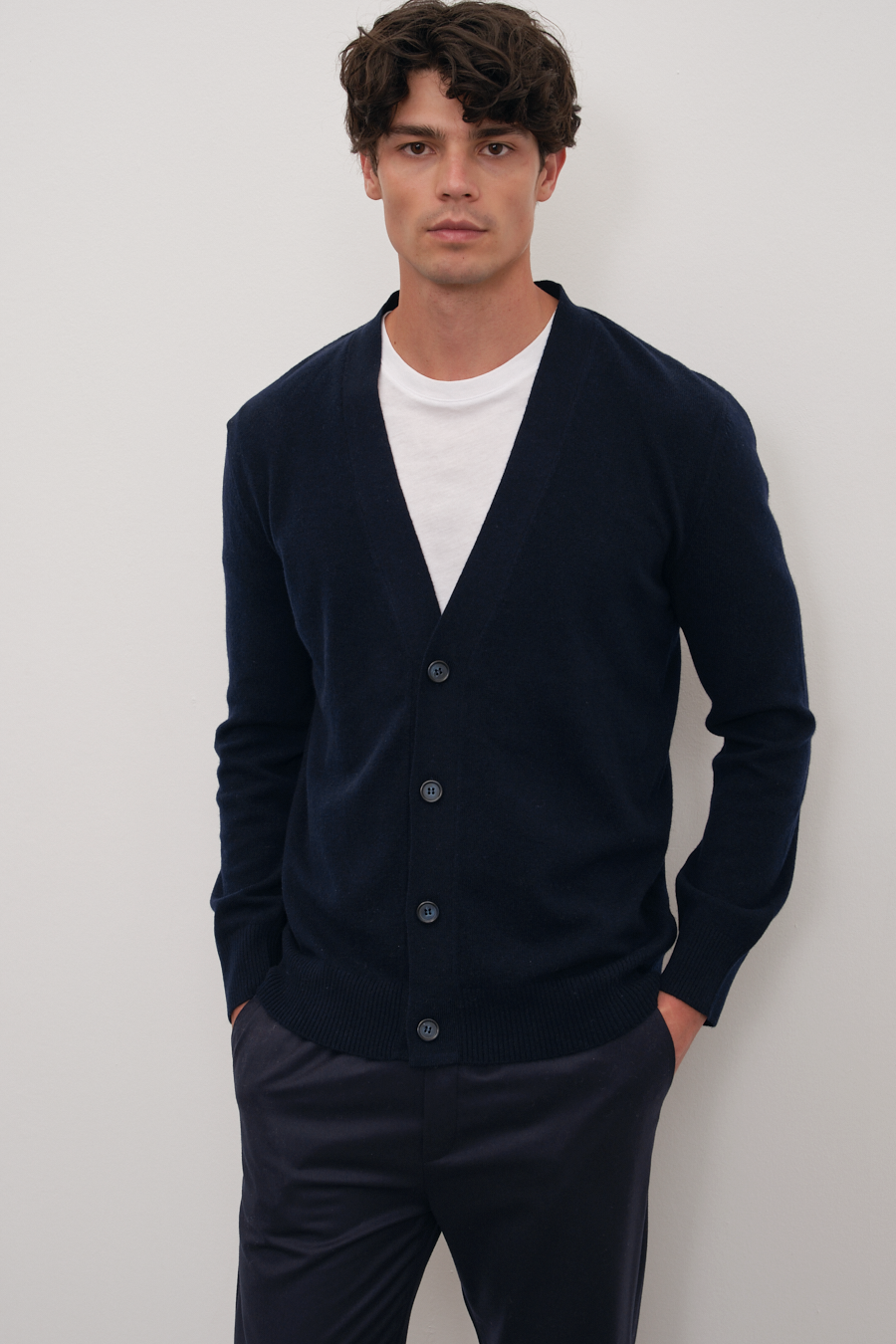 Unisex Cashmere Merino Cardigan