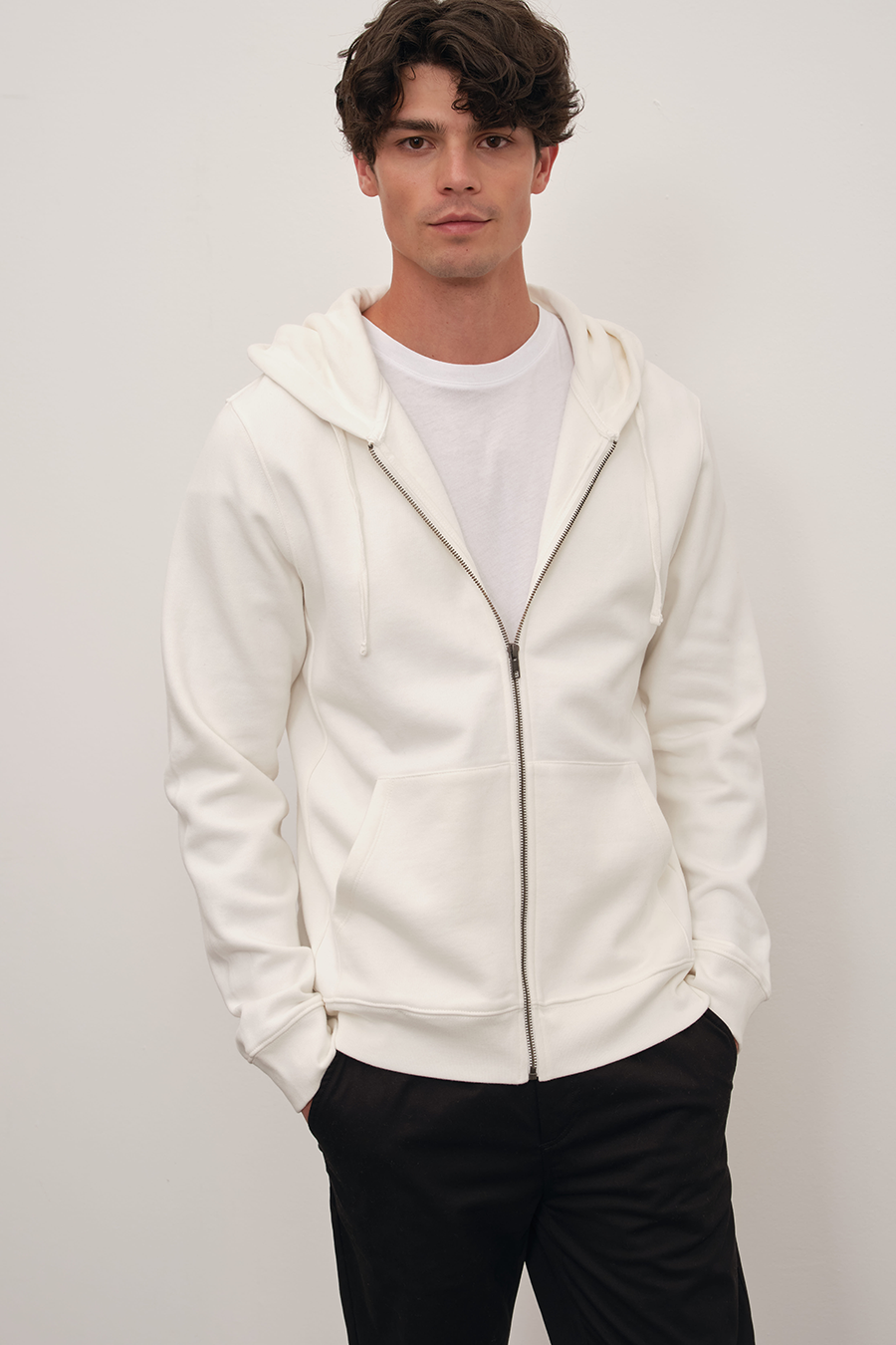 Cotton Fleece Zipped Unisex Hoodie