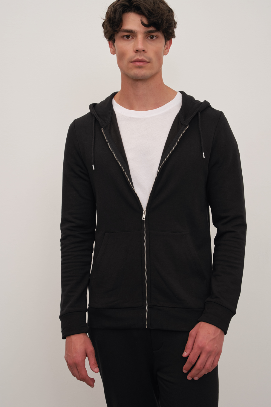 Modal Fleece Zipped Unisex Hoodie