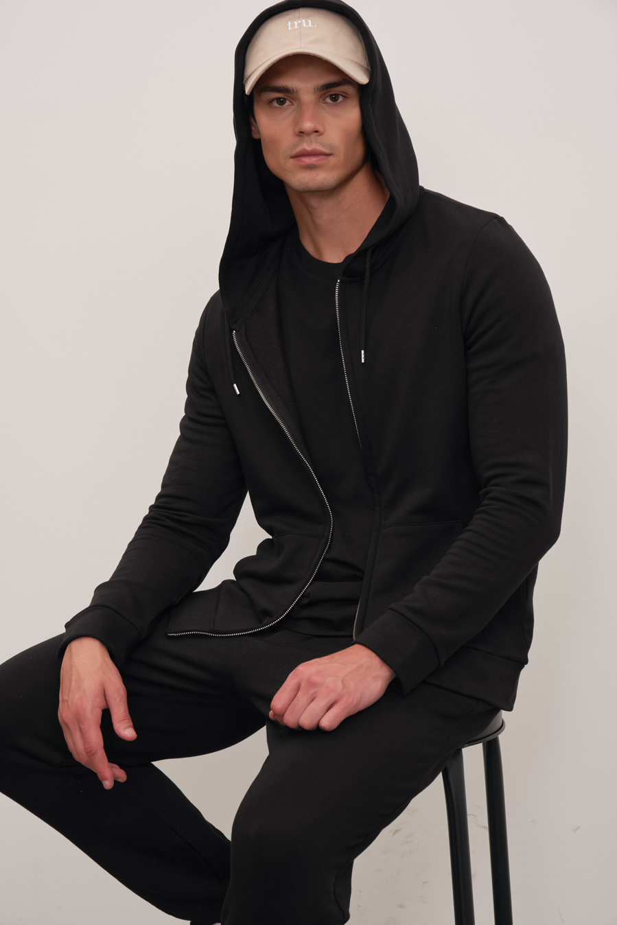 Modal Fleece Zipped Unisex Hoodie