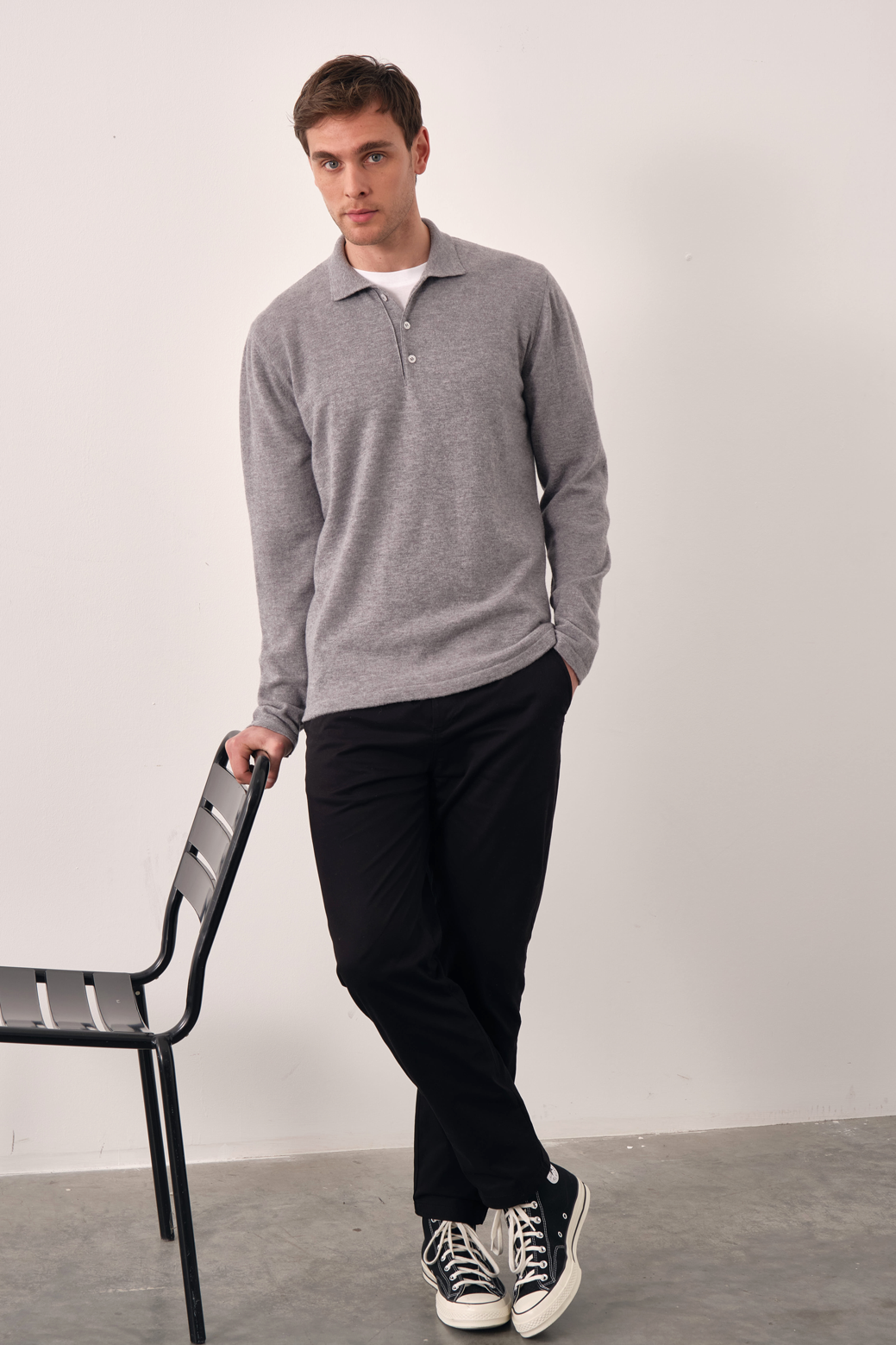 Polo Neck Merino Sweater