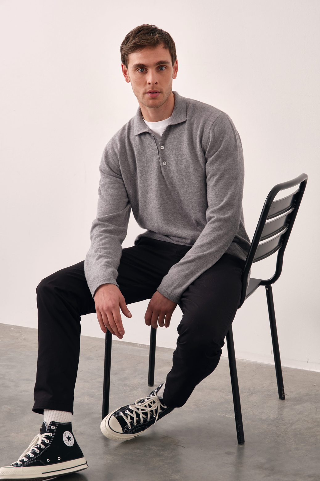 Polo Neck Merino Sweater