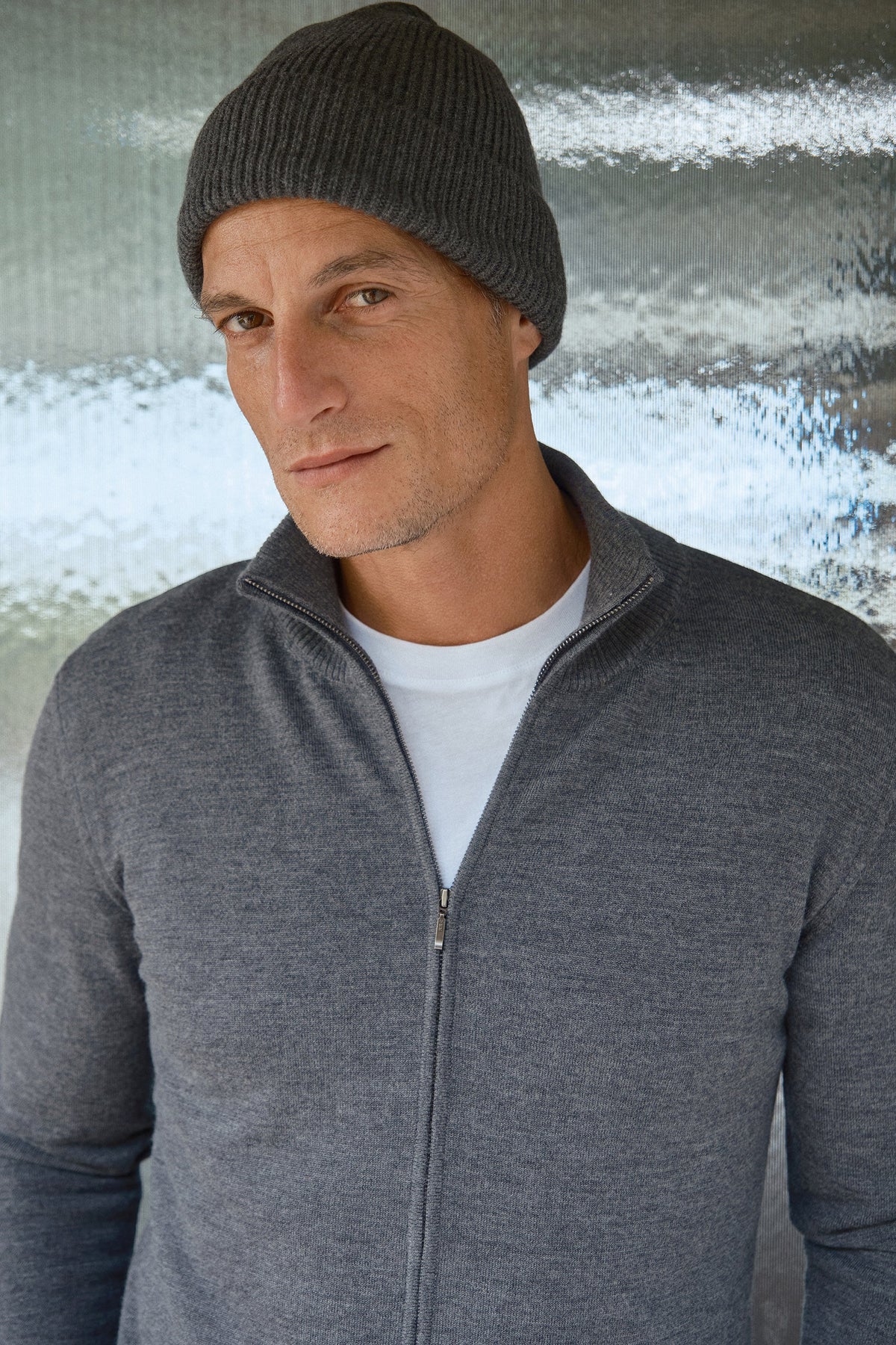 Merino Ribbed Unisex Beanie