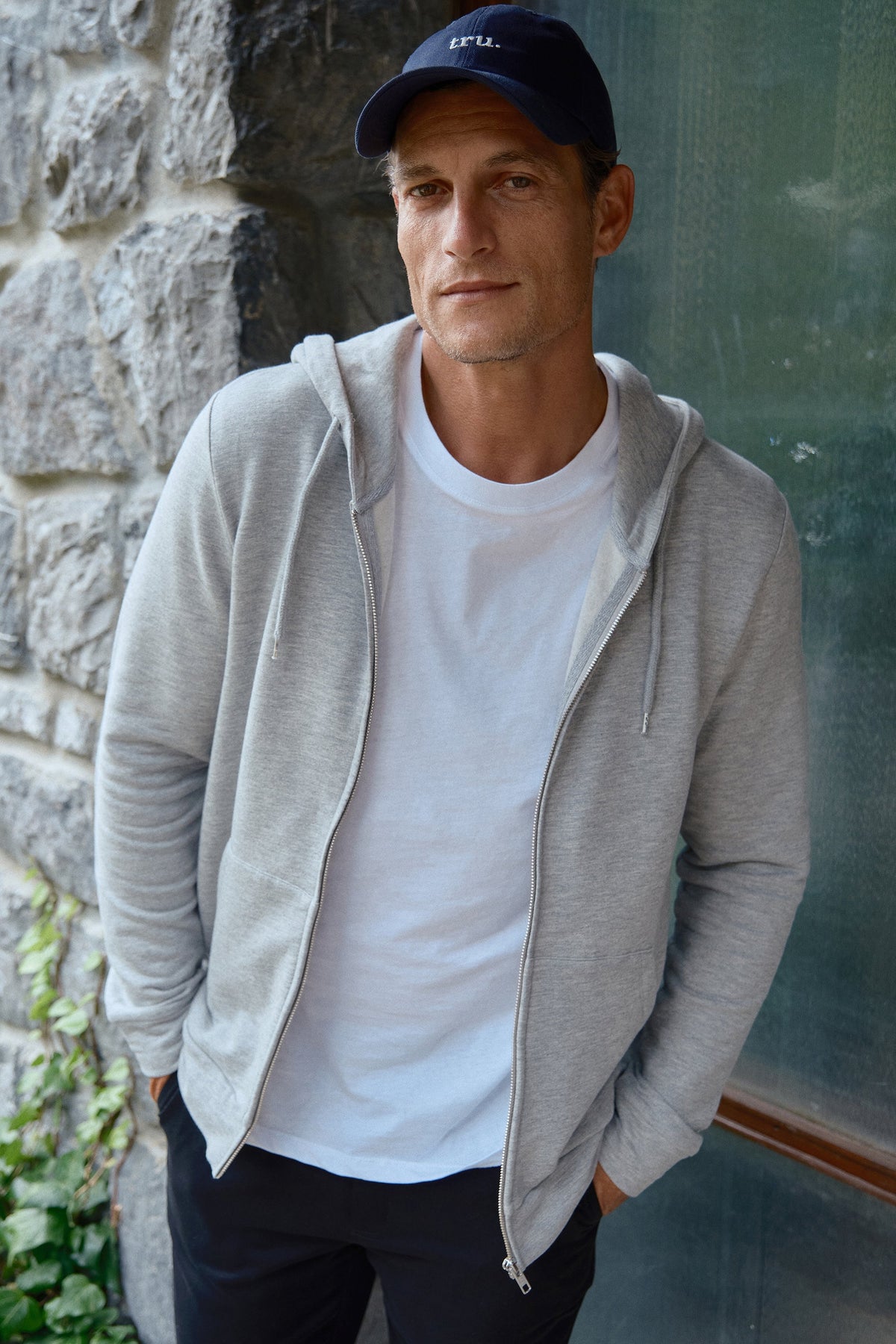 SuperSoft Full-Zip Unisex Hoodie in Modal Fleece