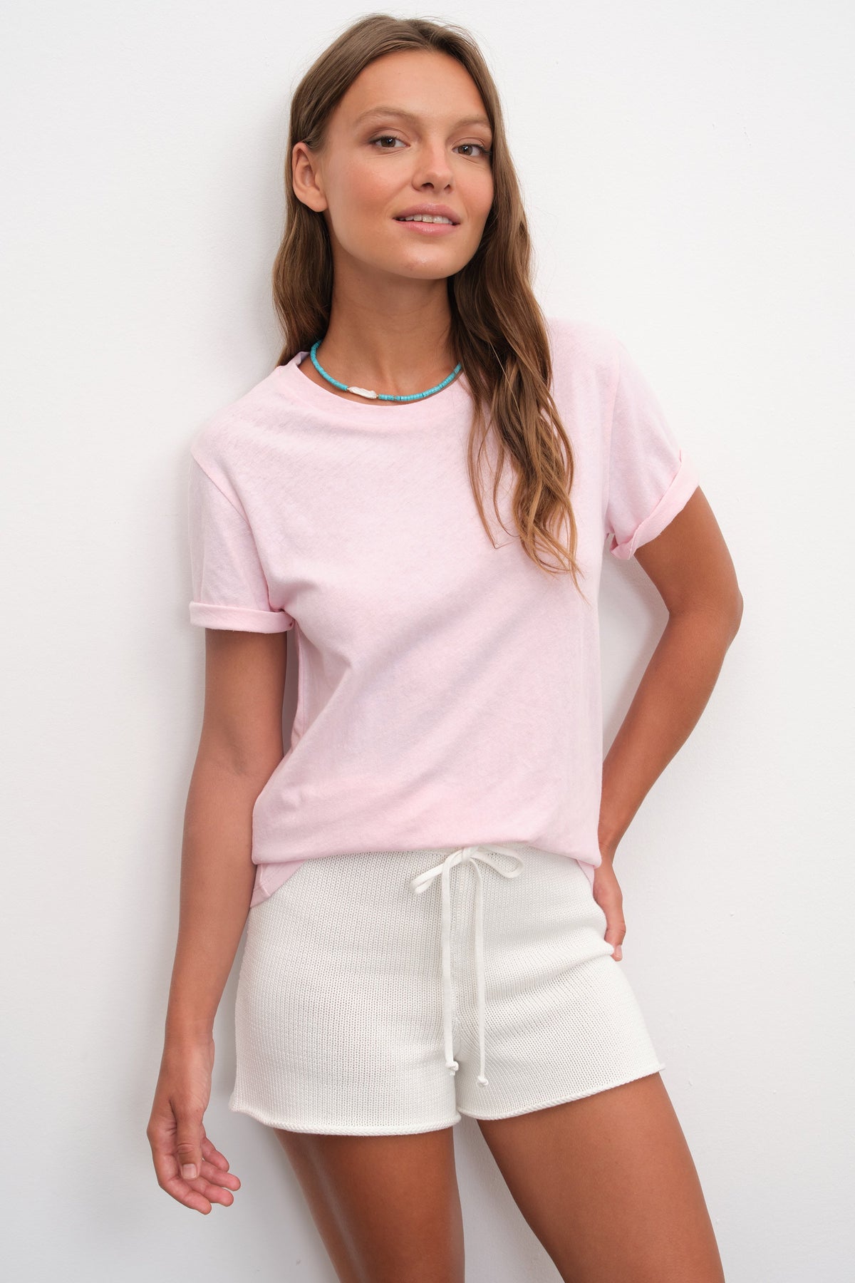 Unisex T-shirt in Cotton/Linen Blend