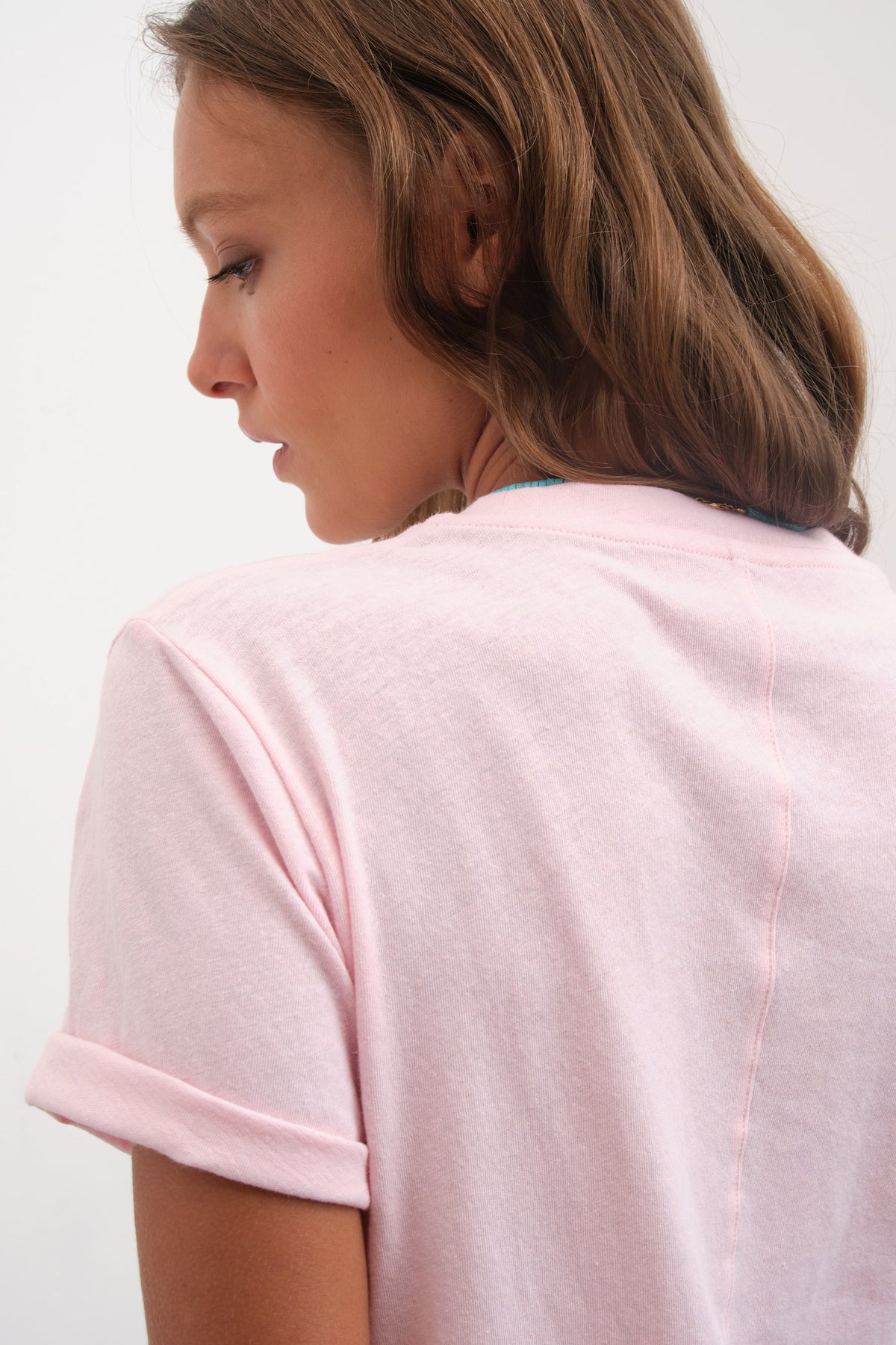 Unisex T-shirt in Cotton/Linen Blend