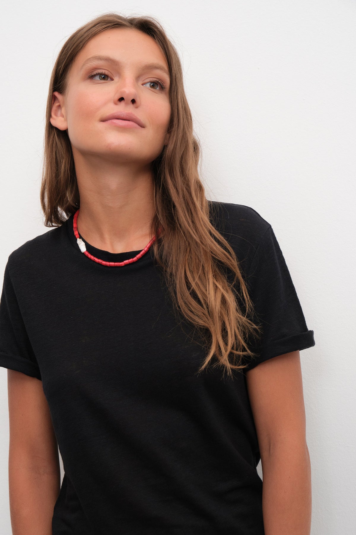 Unisex T-shirt in Cotton/Linen Blend