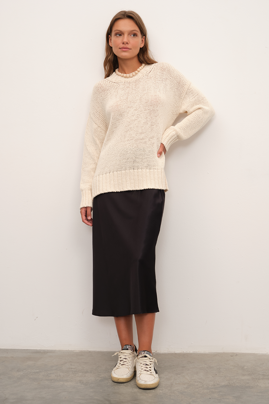 Chunky Sweater in Organic Cotton