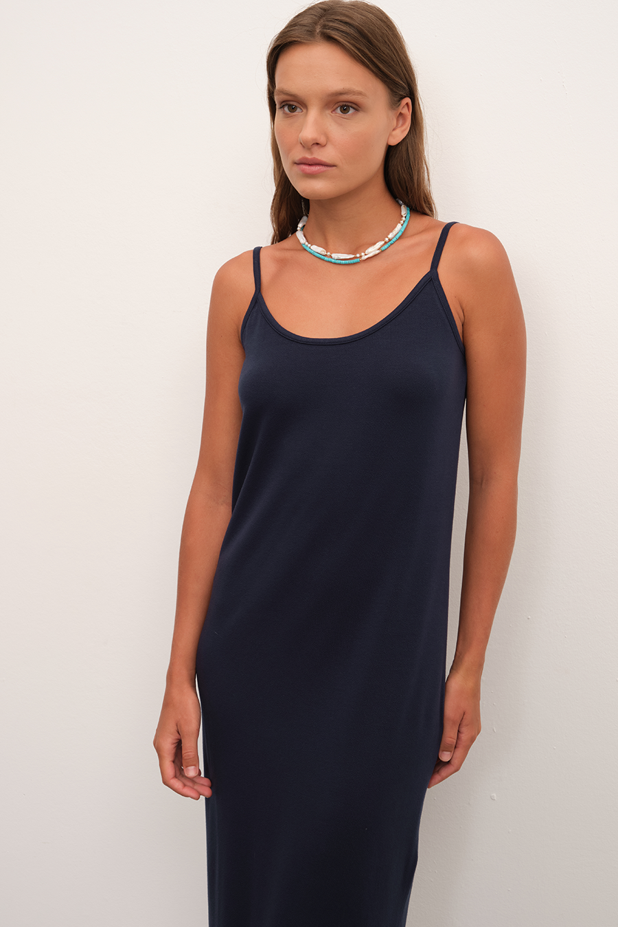 Slip Midi Dress in Crepe TENCEL™