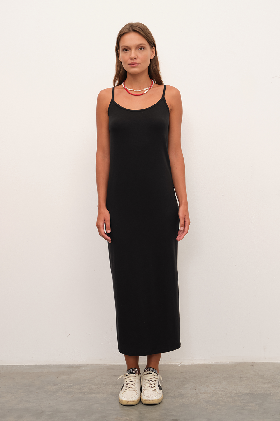 Slip Midi Dress in Crepe TENCEL™