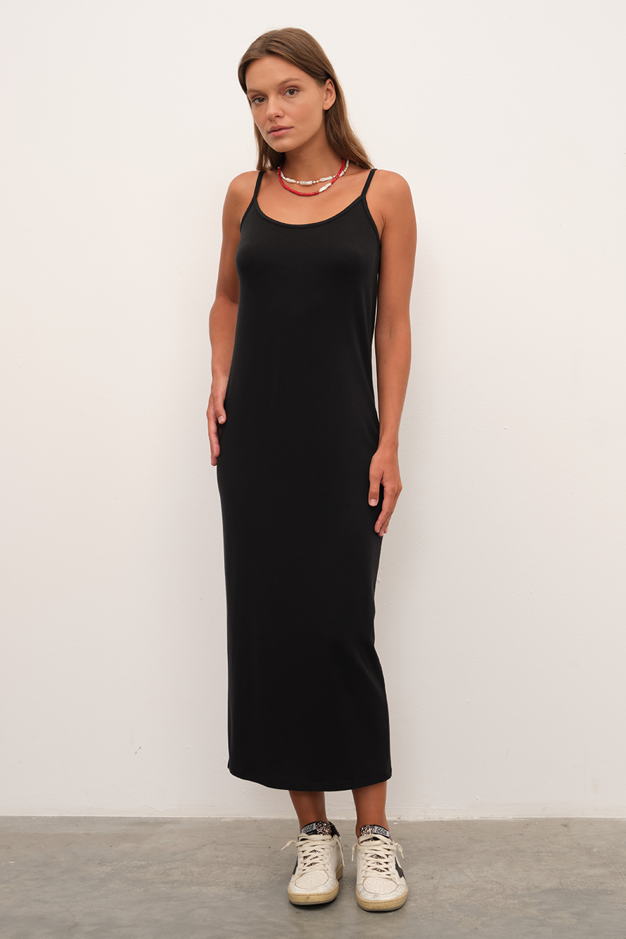 Slip Midi Dress in Crepe TENCEL™