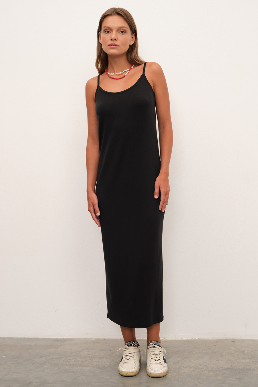 Slip Midi Dress in Crepe TENCEL™