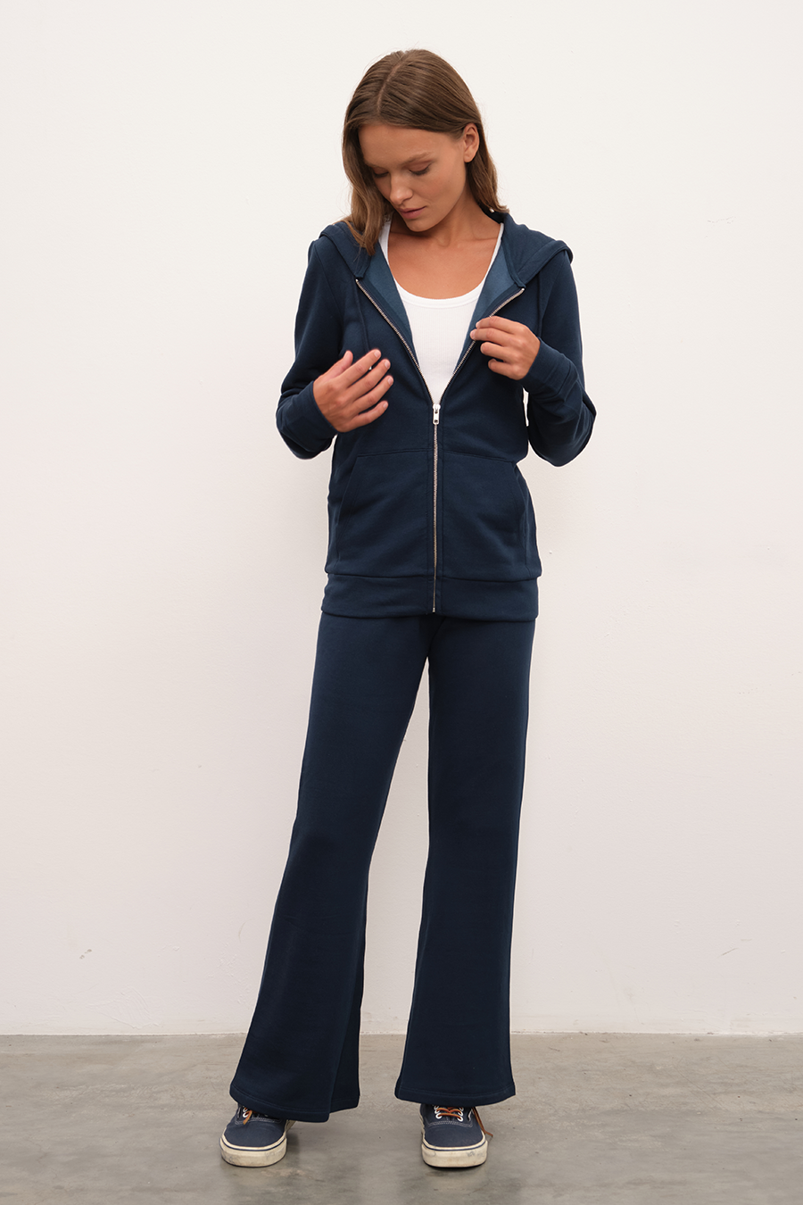 Modal Fleece Live-in Flare Sweatpants