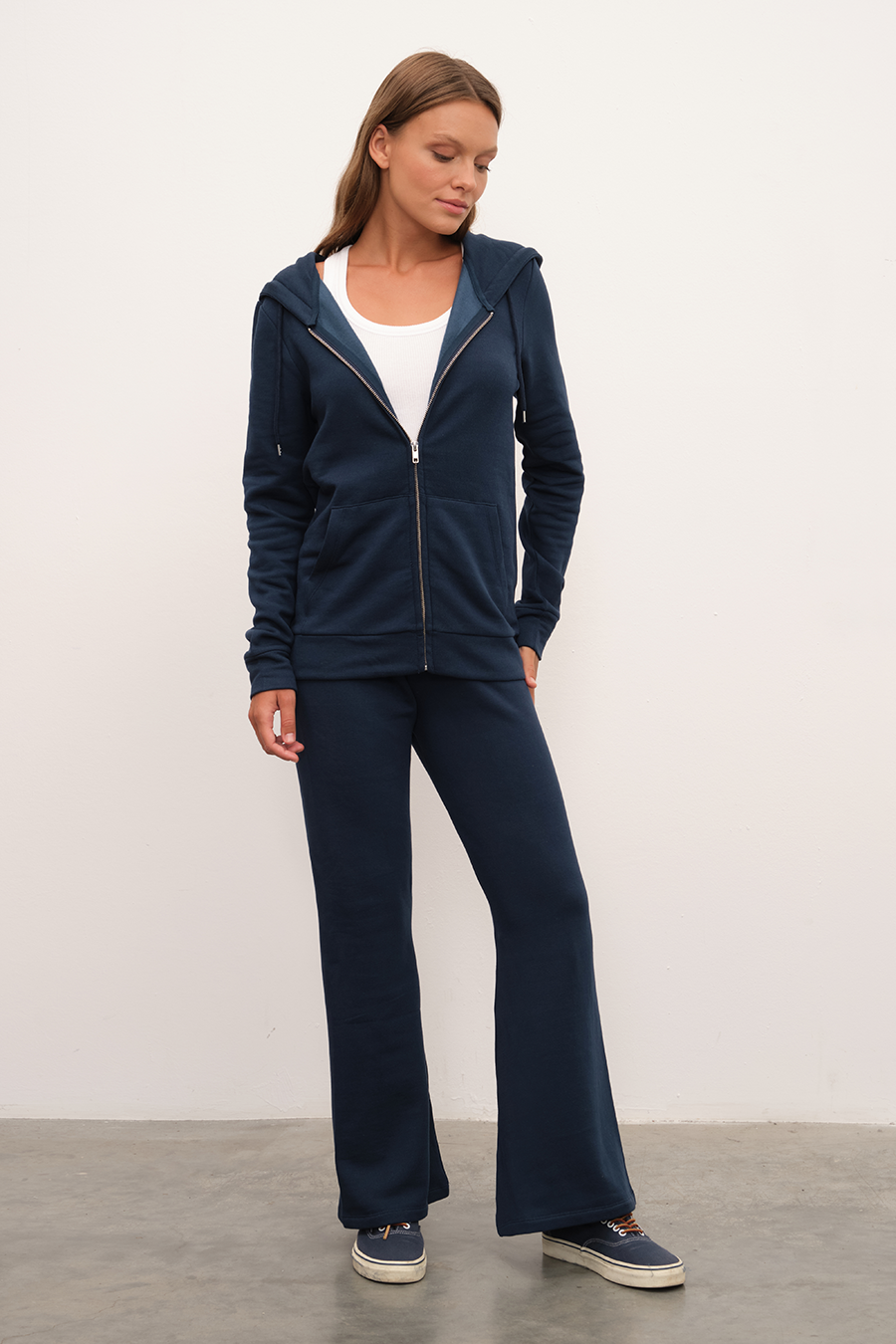 Modal Fleece Live-in Flare Sweatpants