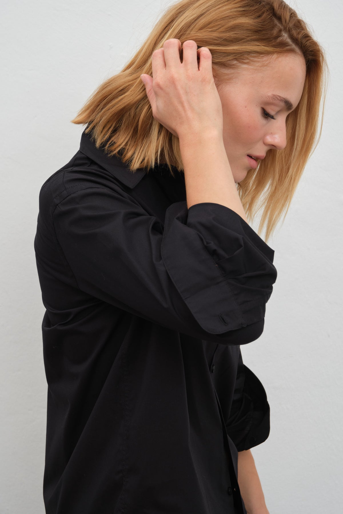 Button-Down Shirt in Cotton Poplin