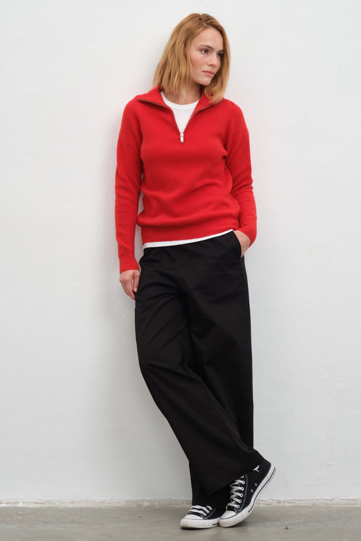 Merino Half-Zip Unisex Sweater